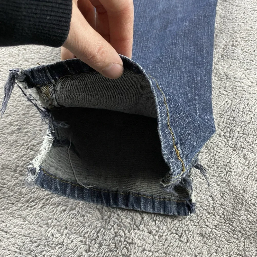 Signature Levis S37 Slim Jeans‎ Mens 38x32 Blue Medium Wash Denim Mid Rise